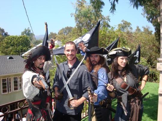 Bale at Pirates Day B'day Party