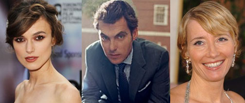 Keira Knightley, Joe Wright, Emma Thompson in My Fair Lady remake