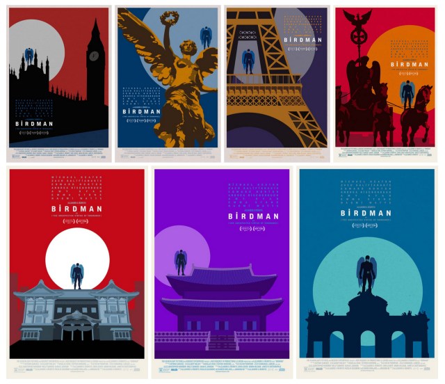 Birdman_InternationalCitiesPosters