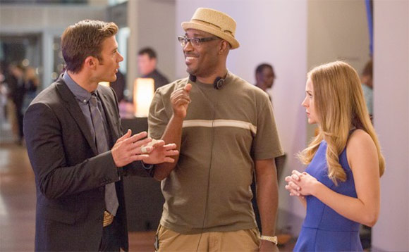 On set w/ director  George Tillman Jr.