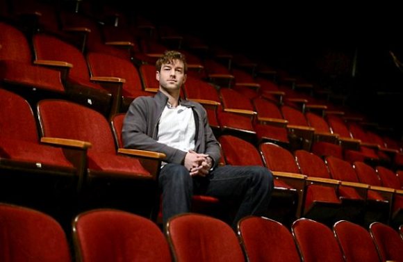 Gremlin Theatre Artistic director/founder Peter Hansen sits in the St. Paul theater, Wednesday, March 13, 2013. (Pioneer Press: Chris Polydoroff)