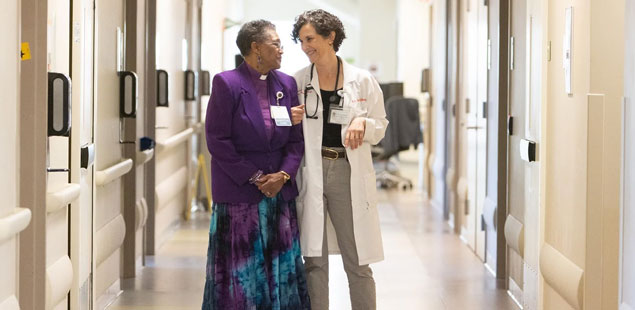 Chaplain Betty and Dr Zitter