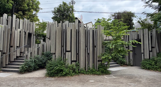 Nabeshima Shoto Park - Wooden Toilet
