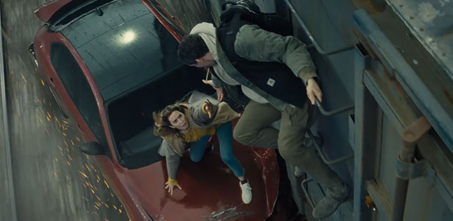 Disclosure Day - car/train scene